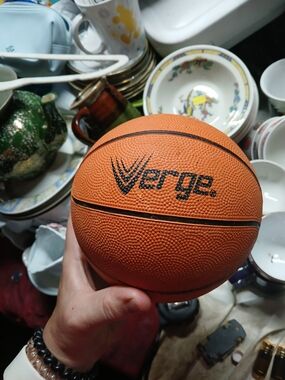 Verge Size 2 Mini Basketball with a rubber construction and a textured grip